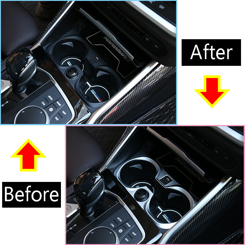 Carbon fiber car air conditioning cover suitable for Land Rover for Range Rover Sport 14-17