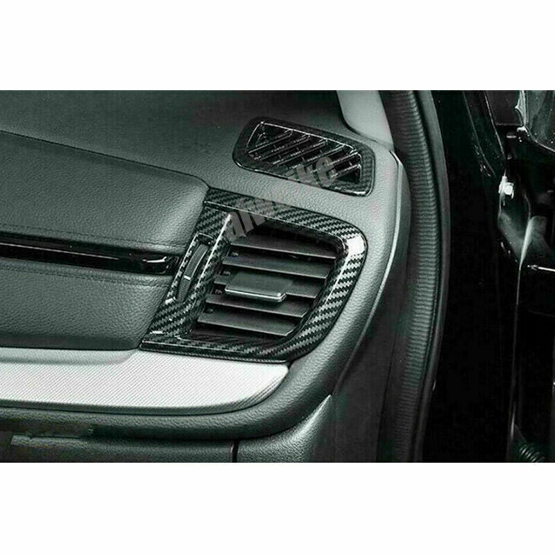 for HONDA CR-V CRV 2017-2022 Dashboard Air Vent Cover Trim Carbon Fiber Look 4X