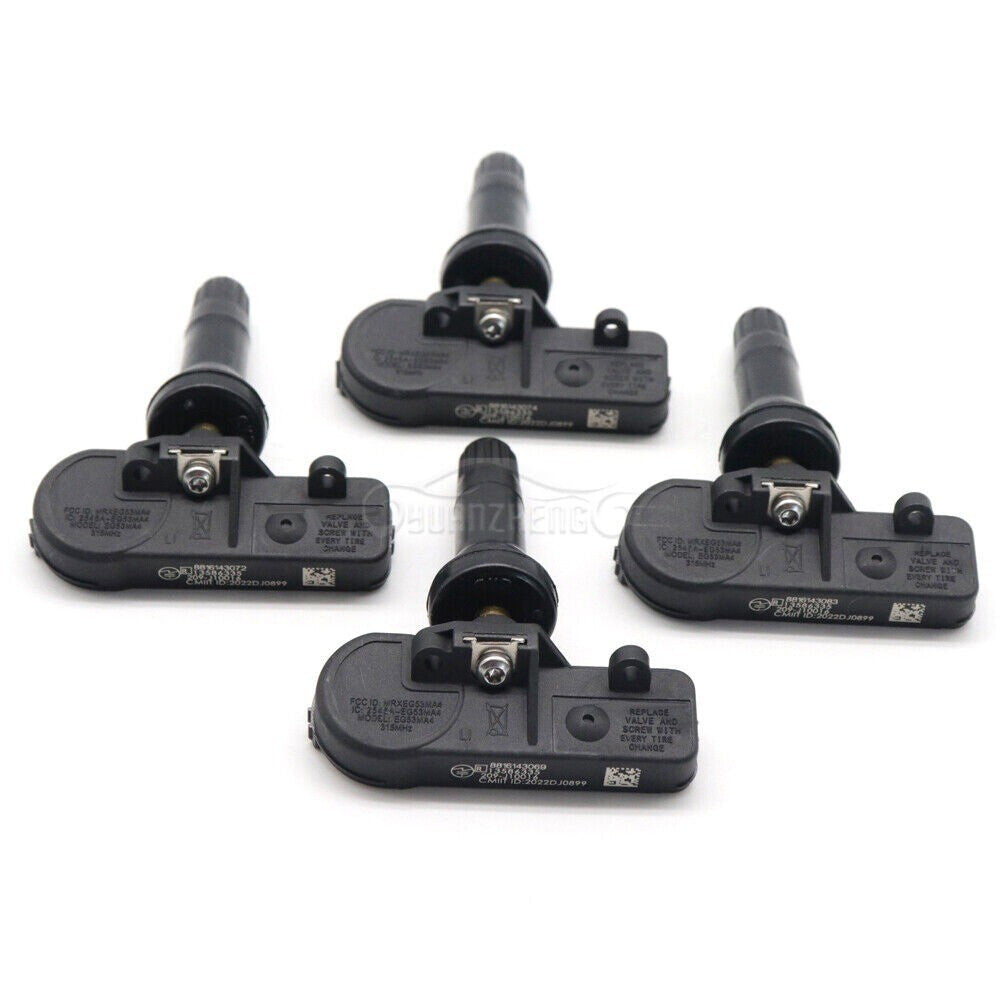 4-piece TPMS (Tire Pressure Monitoring System) sensor kit, new, suitable for Chevrolet for GMC . 13586335