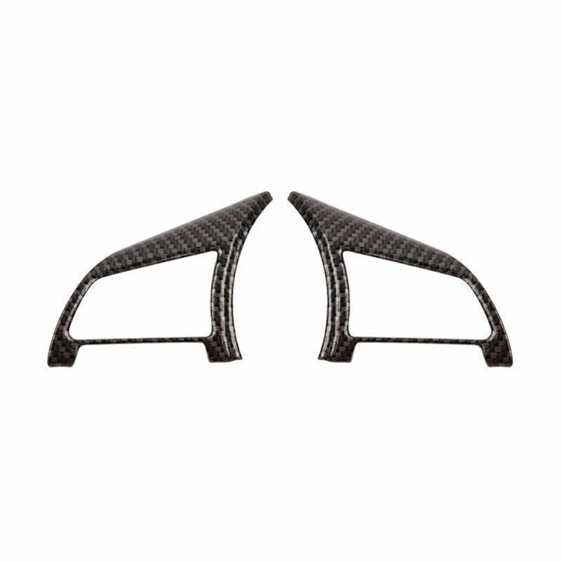 Steering Wheel Button Frame Trim 2X for Nissan Altima Teana 2019-22 Carbon Fiber