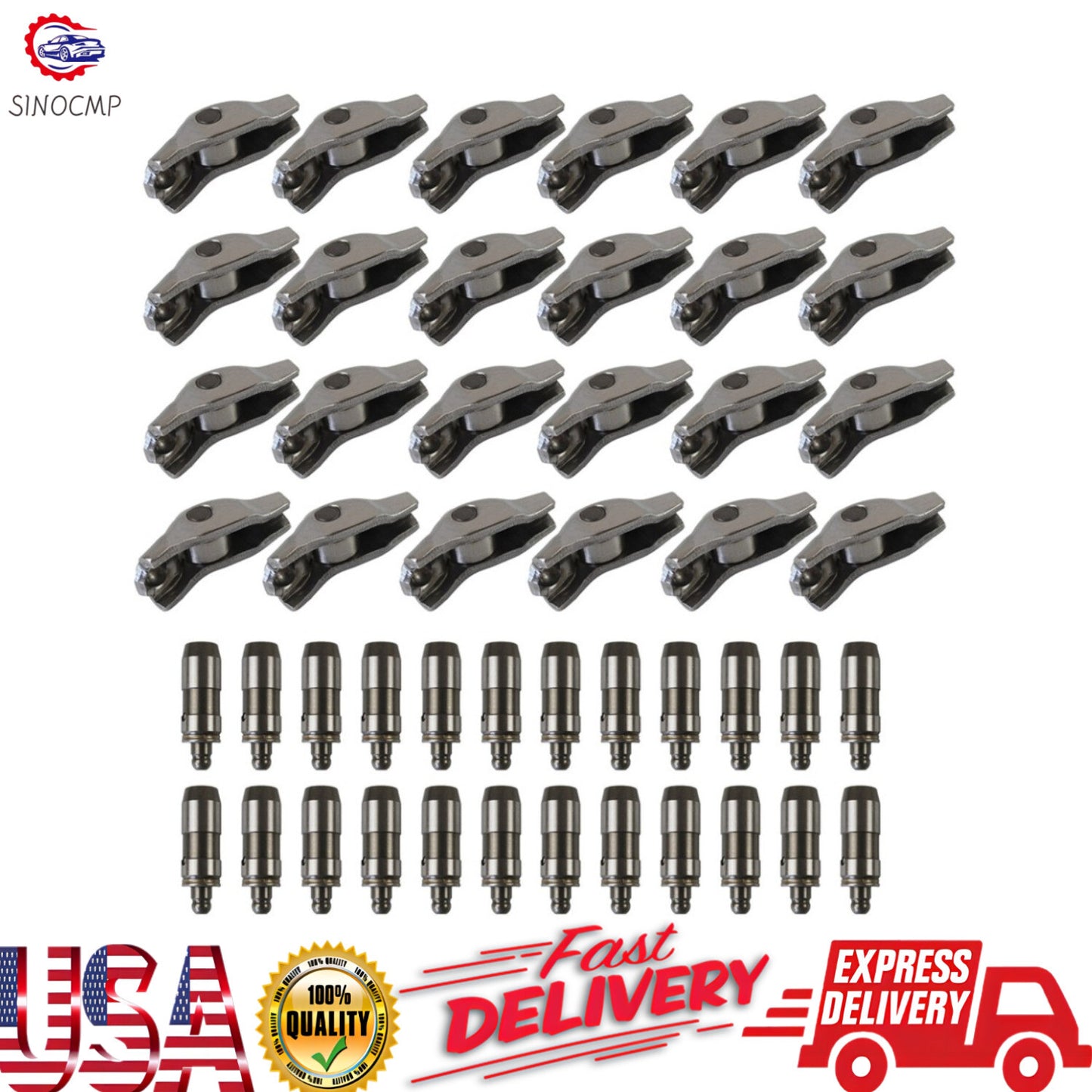 48pcs/set Rocker Arms  Lifters for Ford F-150 for Mustang 5184296AD 5.4L 3L3Z6564BA