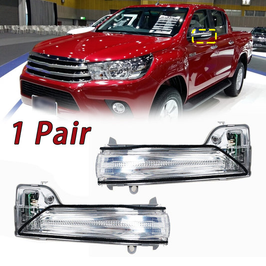 Rearview LED Mirror Turn Signal Lamp LHRH for Toyota Hilux Revo pickup 2015-20