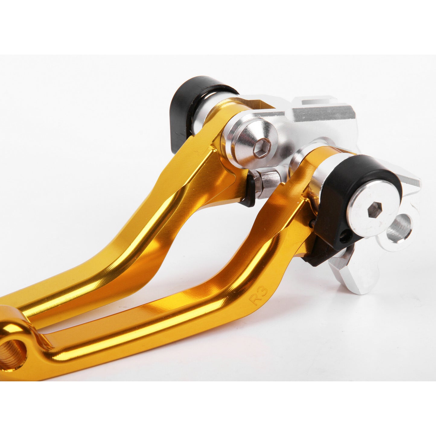 for Suzuki RM125 RM250 1996-2003 Clutch Brake Levers CNC Pivot Gold US 02 01 00