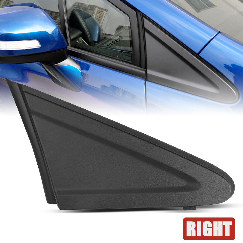Passenger Side Mirror Corner Molding Pillar Fender Trim for Honda for Civic 2012-15