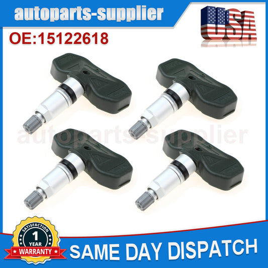 4x 15122618 TPMS tire pressure sensors suitable for GimChill for Canyon for Hummer H3 for Chevrolet Colorado