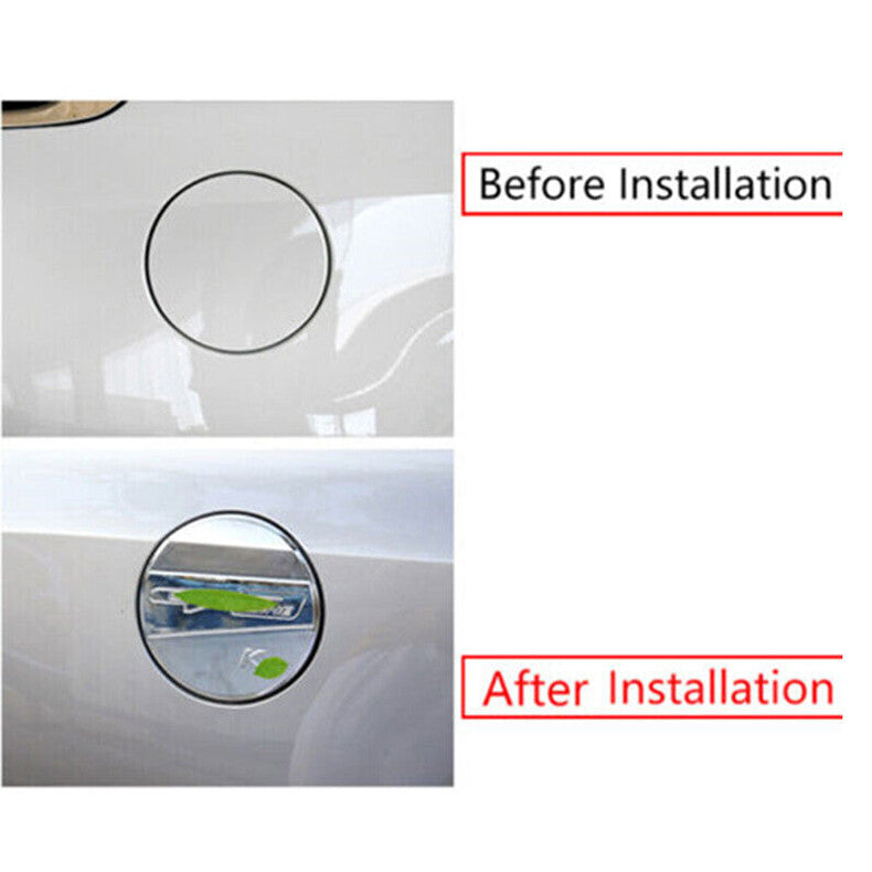 for Kia K3 Forte 2019-2021 ABS Chrome Car Fuel Tank Oil Gas Cap decor Cover Trim