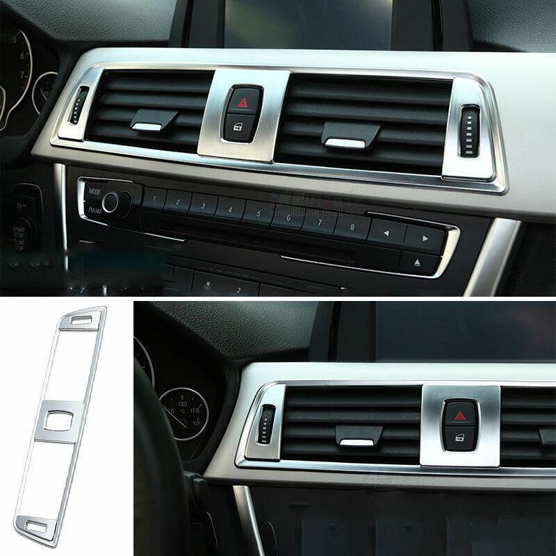 For 2013-2019 for BMW 3 4 Series GT ABS Silver Central Console Air Outlet Vent Trim
