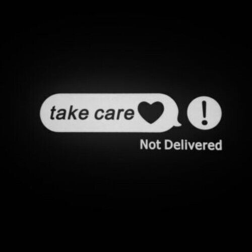 New Take Care 4Heart Car Glow Panel LED Sticker Light Auto Electric Marker