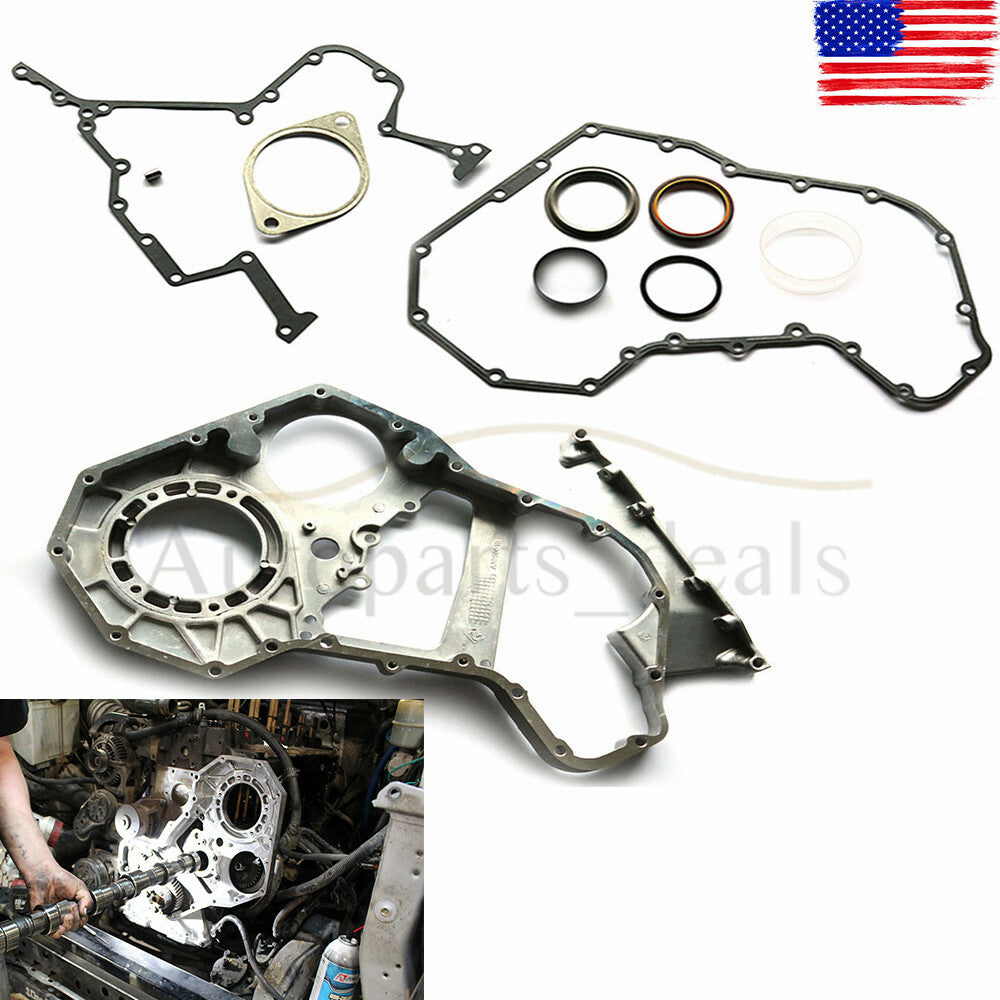 P Pump Front Timing Gear Case Housing For 5.9 12V 6BT 94-98 W/Gasket