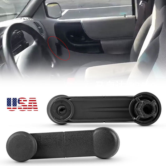 2X Manual Window Crank Handle Inside LH RH Set for 1997-2014 for Ford F150 F250 F350