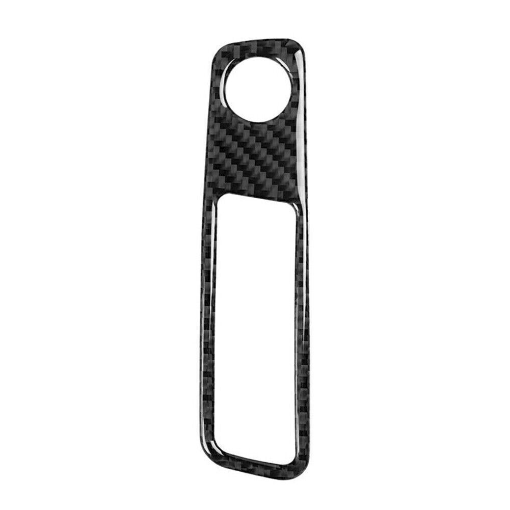 Console Volume Adjustment Panel Cover Trim Carbon Fiber for Audi A4 B9 17-20 RHD