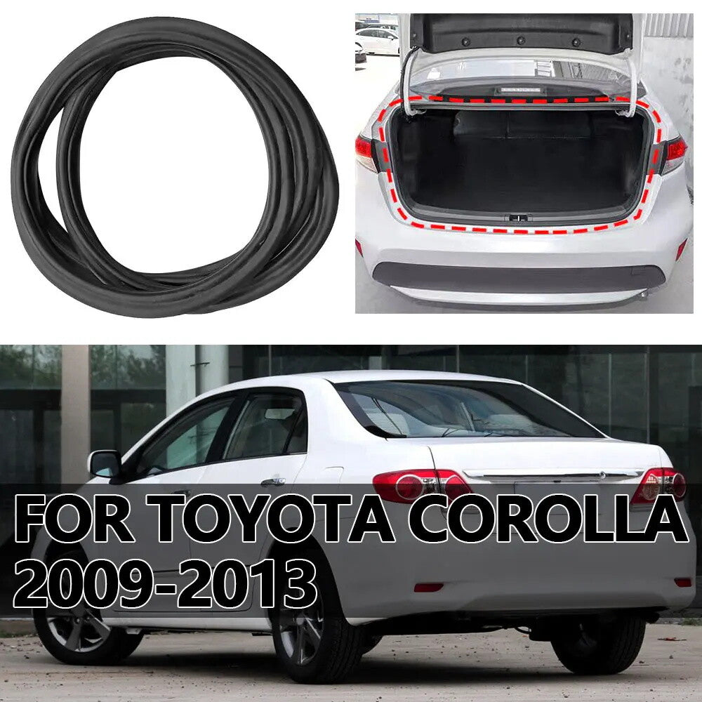 Rubber Fit for Toyota for Corolla 2009-2013 Trunk Lid Gasket Seal Weatherstrip Repalce