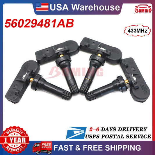 TPMS 56029481AB Tire Pressure Sensor Monitoring New 433MHz for Dodge for Ram for Jeep