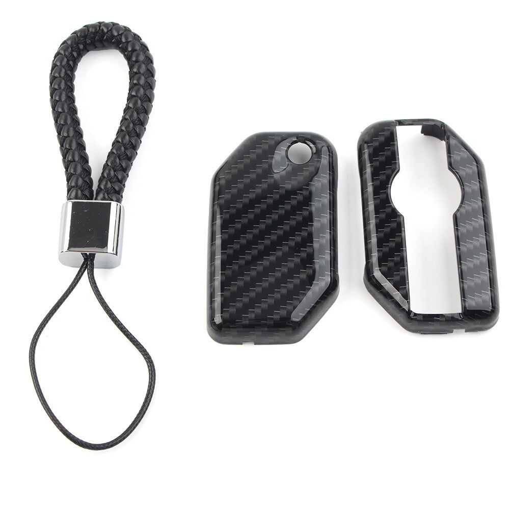 Key Chain Procter Cover Fob Carbon ABS Fit for BMW F750GS F850GS R1200GS R1250GS
