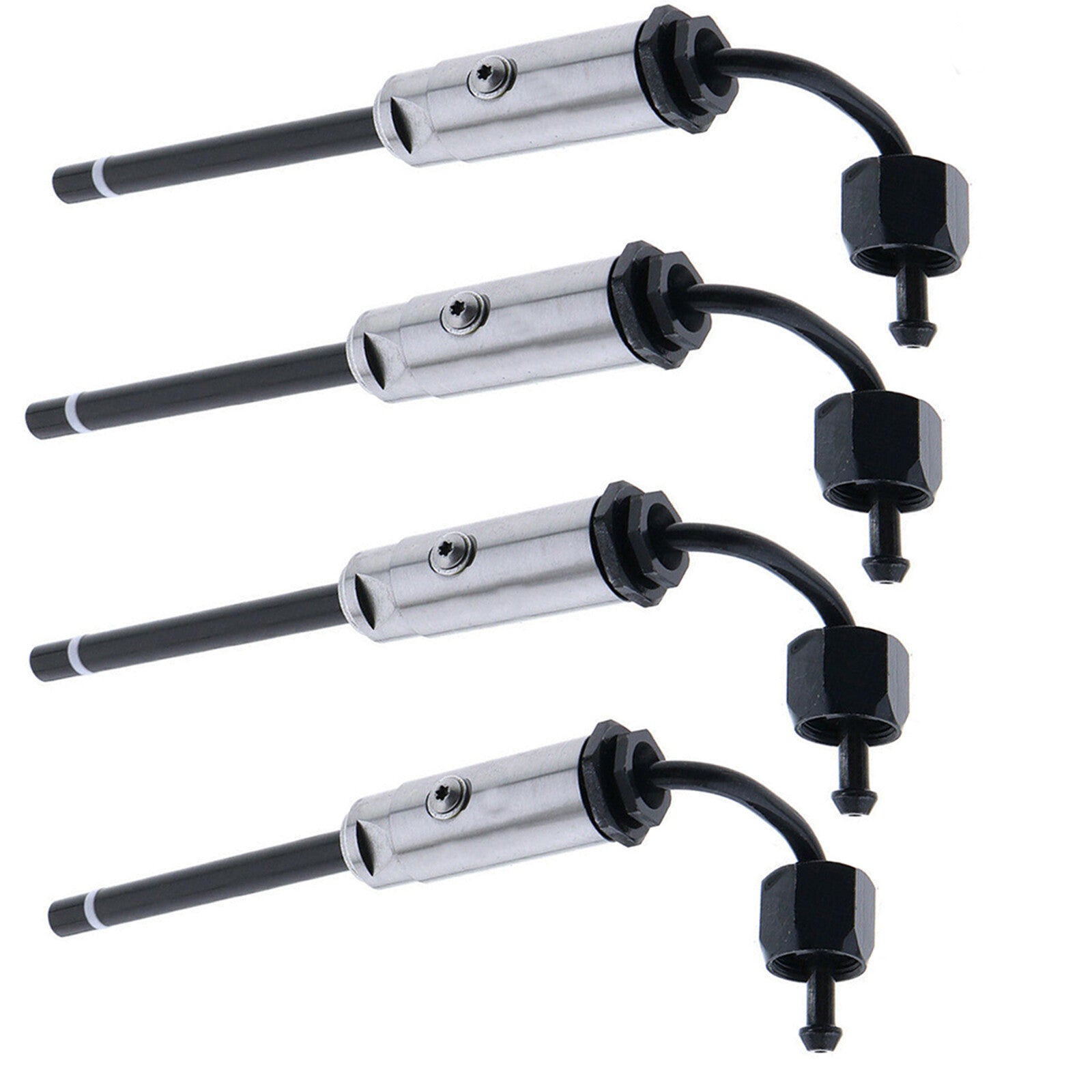4PCS Fuel Injection Pencil Nozzle 4W-7015 OR3419 for Caterpillar CAT Engine 3204