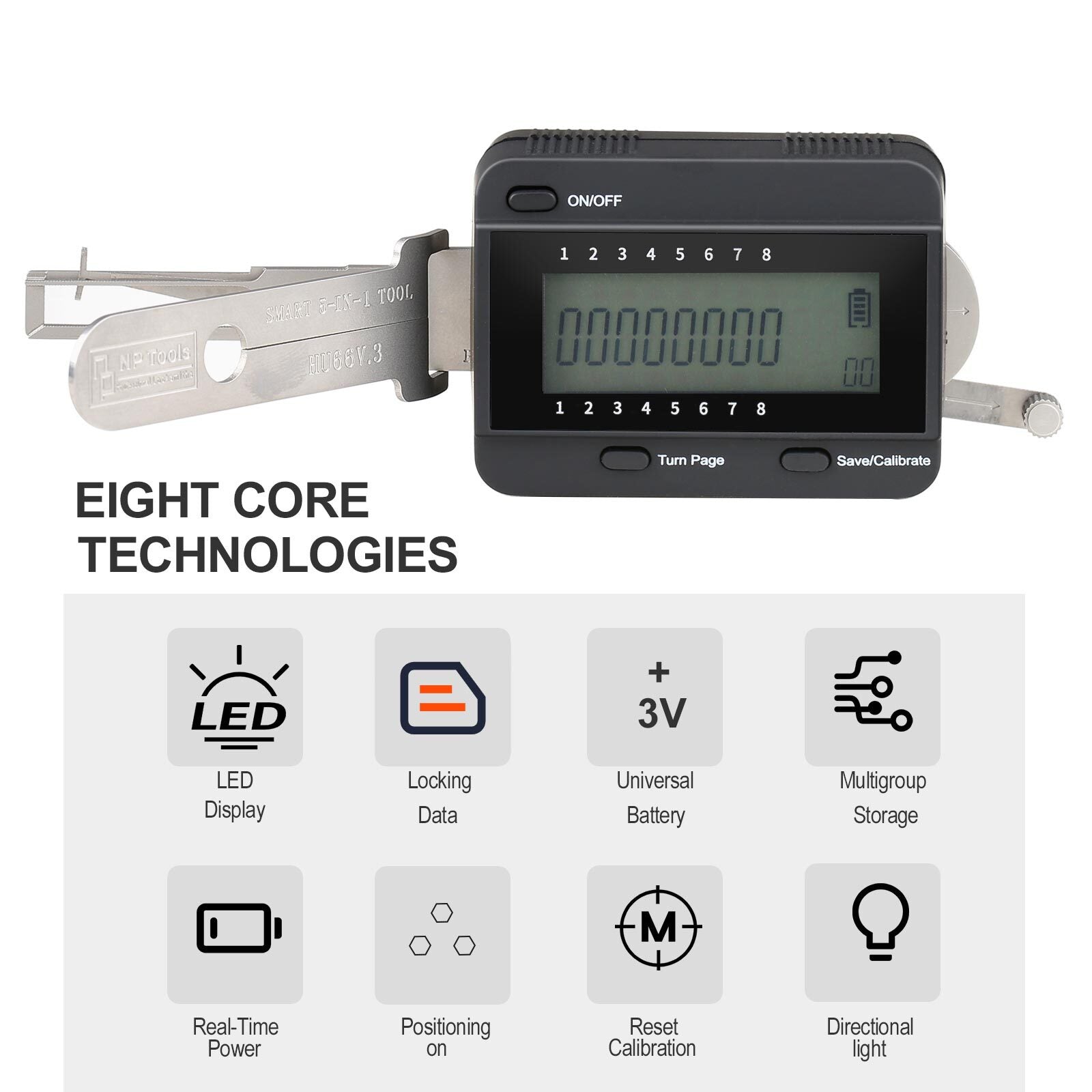 for Smart Decoder 5 In 1 HU66V.3 NP Tools LED Display Most of HU66 car is For V-W
