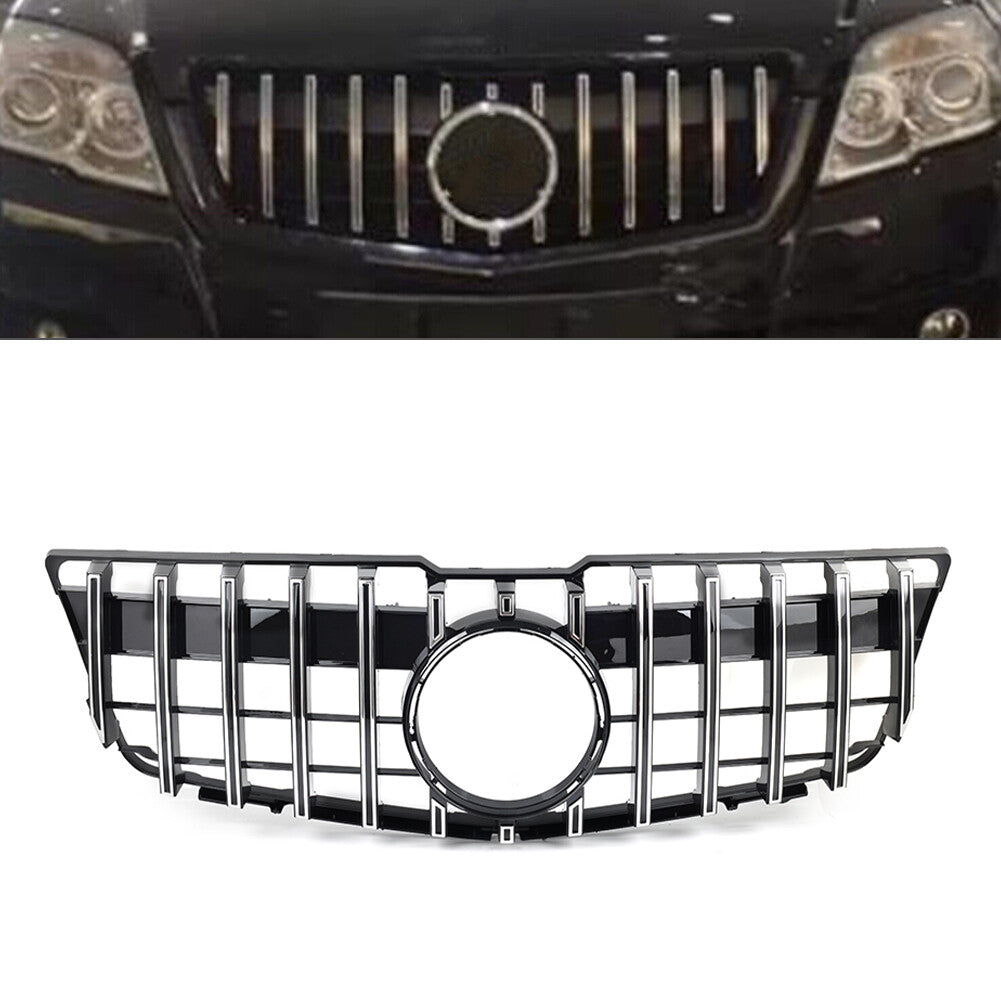 GTR Style Front Bumper Hood Grille for Benz GLK Class X204 GLK350 2008-12 08 11