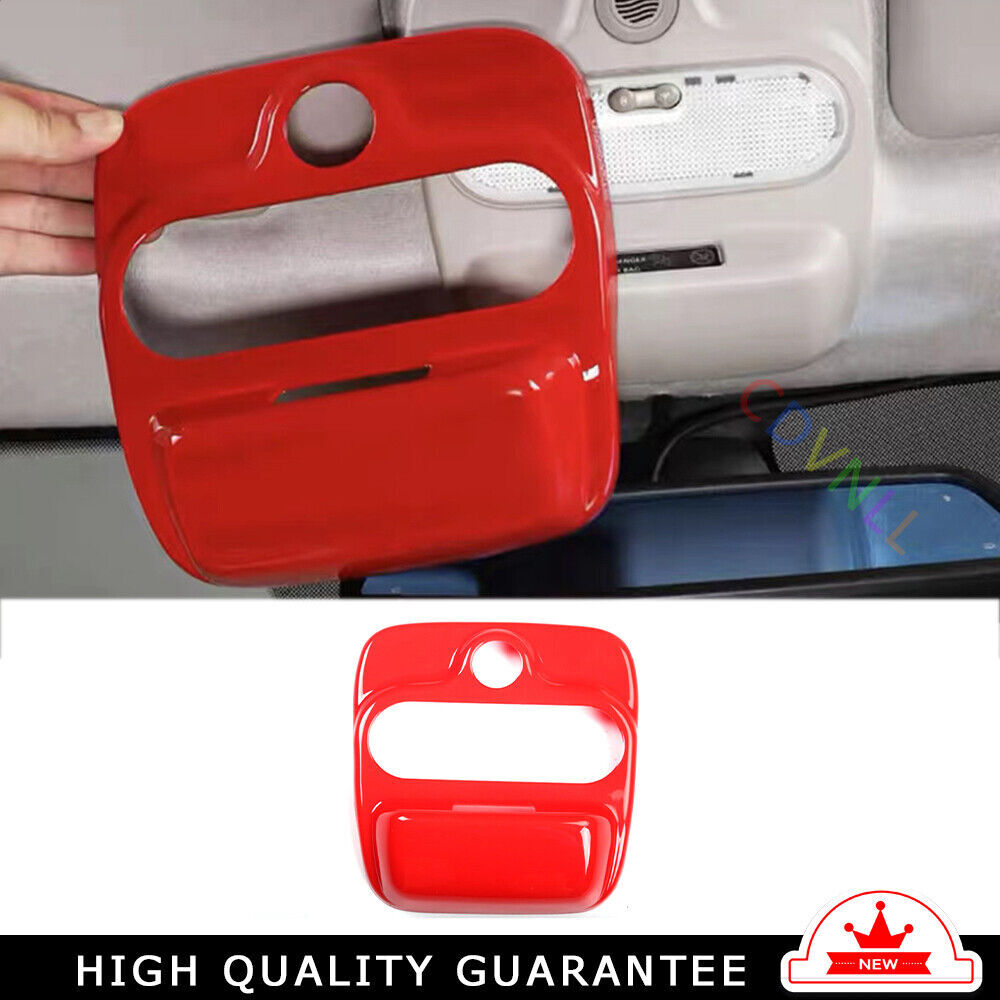 Front Reading Lamp Frame Cover Trim Fit for Mercedes-Benz for SMART 15-18 Bright Red