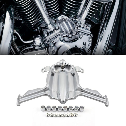 Chrome Tappet Lifter Block Accent Cover for Harley Twin Cam '00-'17 Dyna Parts