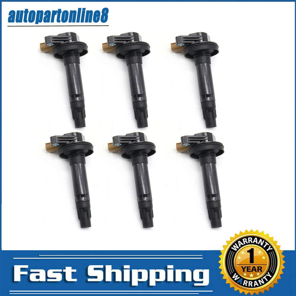 6x Ignition Coil Spark Plug Pack BL3E-12A375-CA for Ford Police F-150 Transit