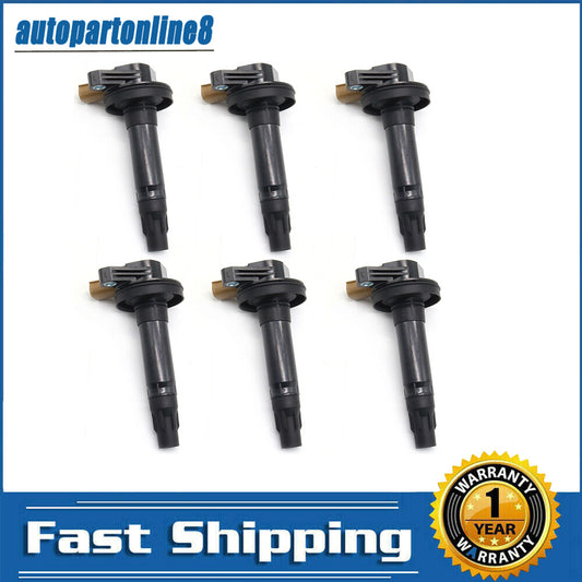 6x Ignition Coil Spark Plug Pack BL3E-12A375-CA for Ford Police F-150 Transit