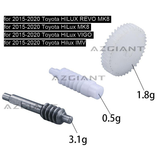 Suitable for 2015-2020 for Toyota Hilux MK8/Revo MK8/VIGO/IMV side mirror folding motor gears.