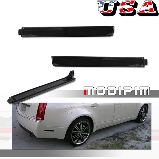 Smoke lens rear side marking signal light reflector applicable to 08-13 for Cadillac CTS CTS-V