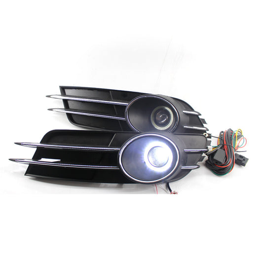Lower Bumper Grille Grill Modified Fog Light for Audi A6 C7 2012-2015 LeftRight