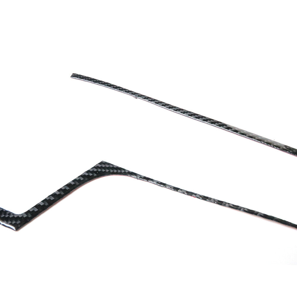 Carbon Fiber Gear Shift Panel Outer Frame Trim for Honda for Civic Coupe 2013-2015