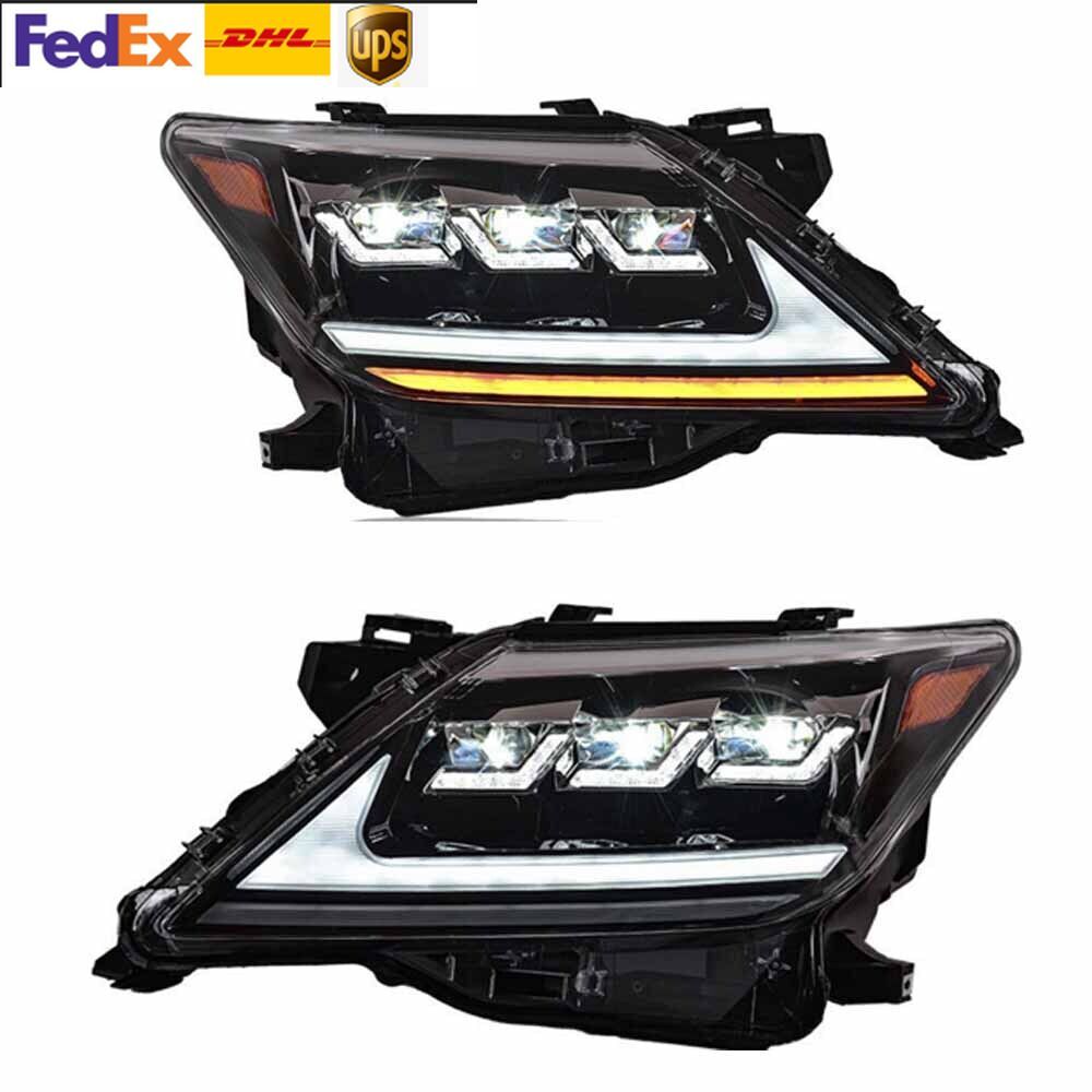 for Lexus LX570 2013-2015 LED Headlight DRL Sequential Signal LED Low/High Beam