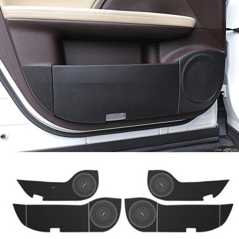 for Lexus RX350 450H 2016-2022 Leather Inner Door Anti-Kick Pad Trim Stickers