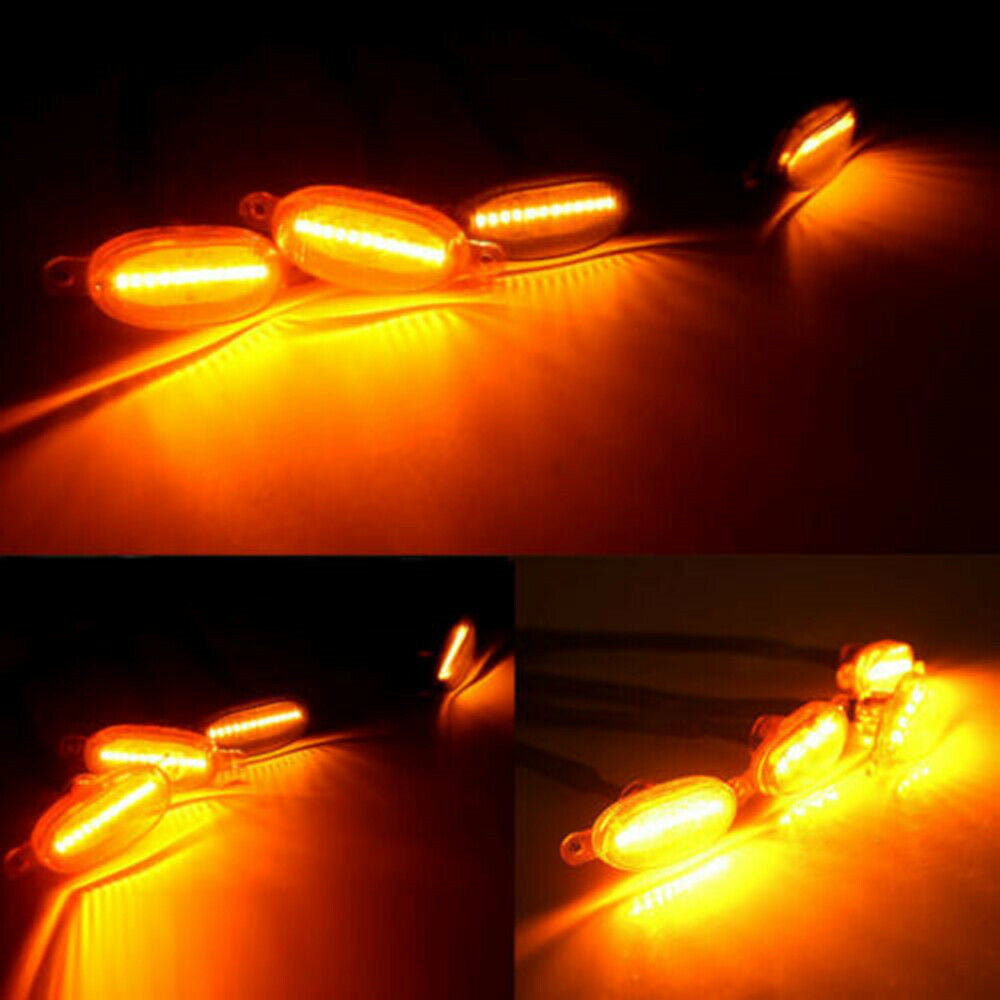for Ram 1500 2019-2024 Front Grille yellow LED Light Style DRL Lamp cover