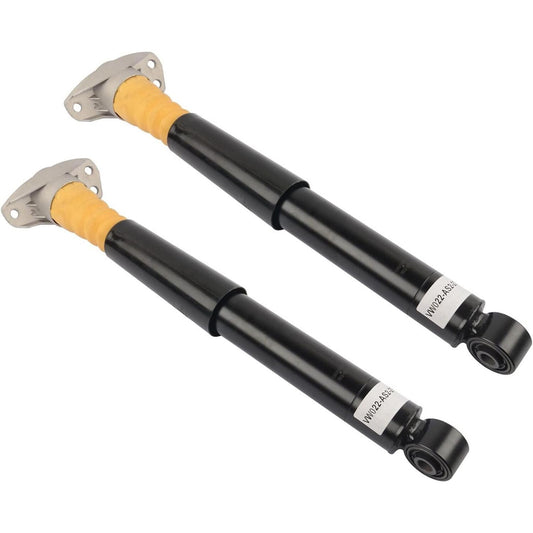 A pair of rear hydraulic shock absorber struts are suitable for Mercedes W140, S500, and S600 models from 1992 to 1999.