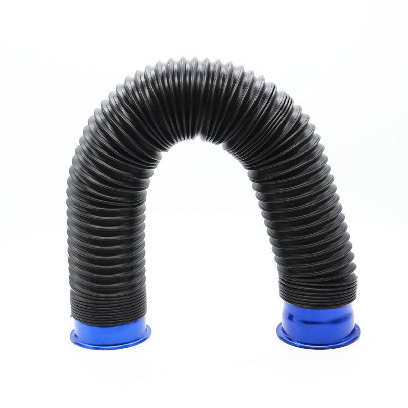 Blue Car 3 Multi Flexible Autos Turbo Cold Air Intake Duct Inlet Pipe Hose Tube