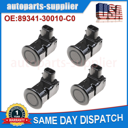 4 spare parking assist sensors PDC 89341-30010 for Lexus IS250 IS350 GS450h