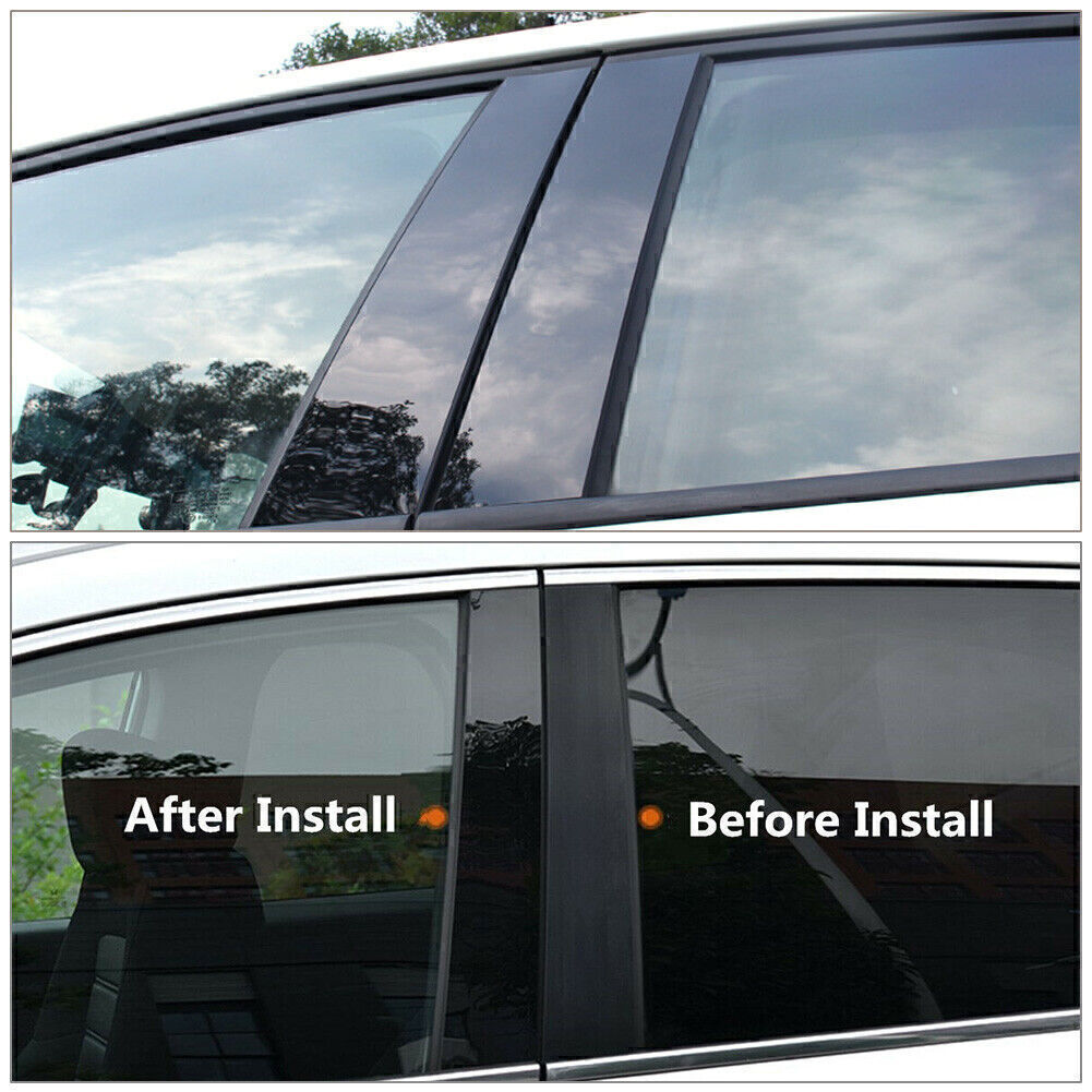 for BMW 7 Series G11 16-2022 Piano Black Pillar Posts Door Window Molding Strip