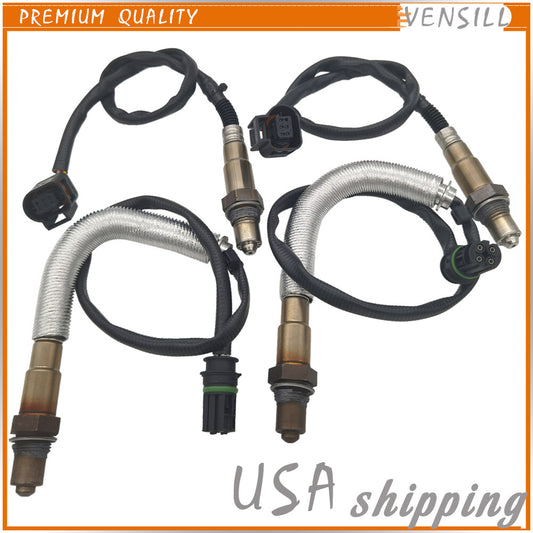 4X Front Rear Oxygen Sensor for BMW 550i 650i 750i 750Li for Alpina B6 B7 X5 X6 4.4L