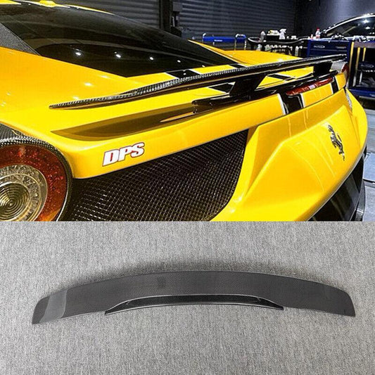 Carbon fiber boiler wings are used in the for Ferrari 458 Italia Spider (2010-2015).