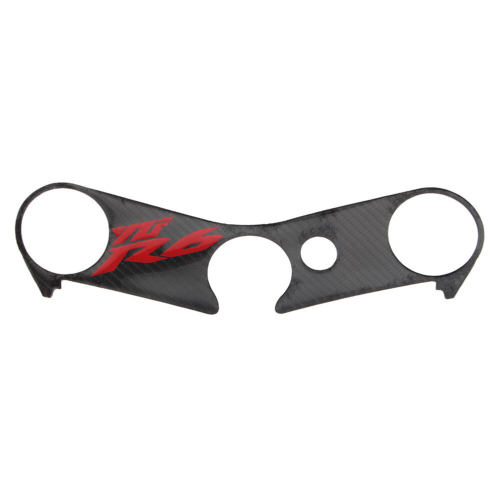 Handle Yoke Cover Gel Protector Sticker for Yamaha YZF R6 2006-2017 Carbon Look