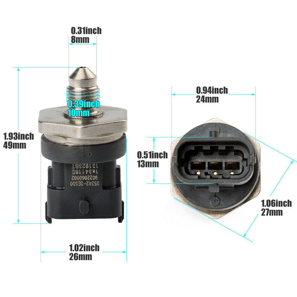 Fuel rail pressure sensor suitable for Mazda CX-7 2.3L L807-18-211 2007-2009 0261545074