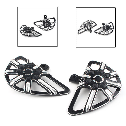 Stretched Floorboards Rear Passenger Floor Board Foot Rest For Touring Road King