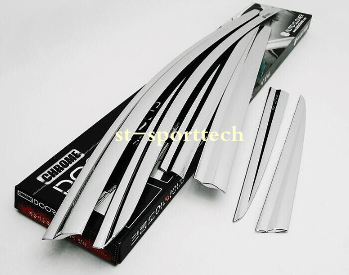 6P for Cadillac SRX 2010-2015 Chrome Car Window Visor Vent Shades Sun Rain Guard