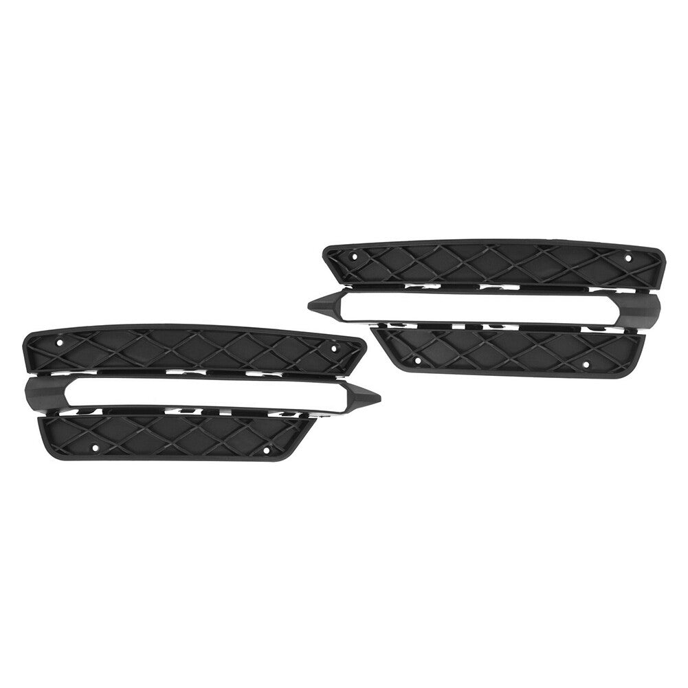 Front Lower Bumper Grille Fit 2012-2014 for Benz C250 C300 Set of 2 LH RH Plastic