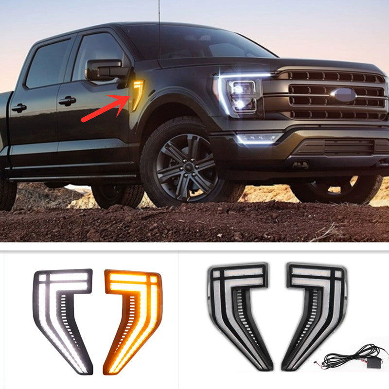 Daytime Running Light Side LED Kit (2-Piece) for Ford F-150 (2021-2023)