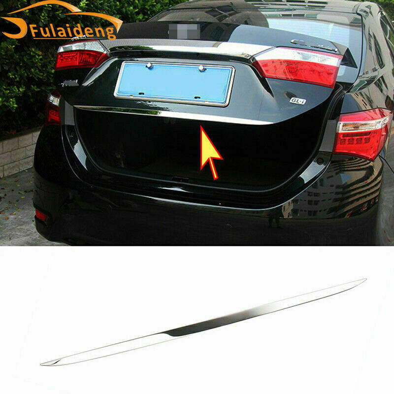 for Toyota for Corolla 2014-2018 CHROME TRUNK TAILGATE REAR DOOR LID STRIP TRIM New