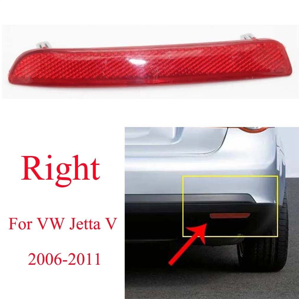 for VW for Jetta V Sedan 2006-2011 Right Side Rear Bumper Reflector Light Brake Lamp