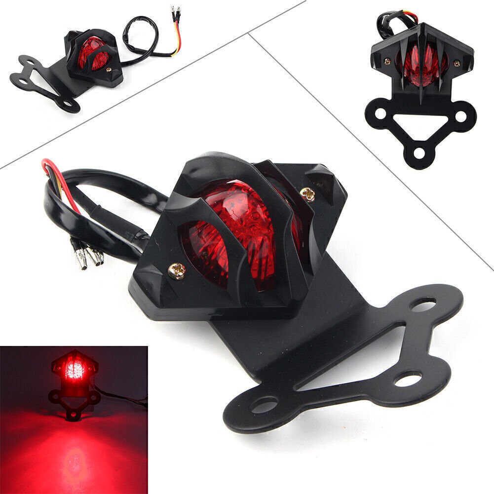 for Harley Chopper Bobber Cafe Racer 12V Motorcycle Rear Tail Brake Light