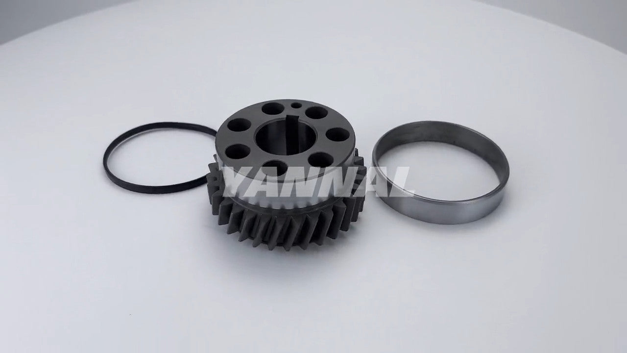 1J710-24103 Crankshaft Gear is suitable for Kubota V2607, V2607DI, and V2607DI-T engines.