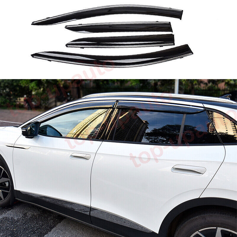 for VW ID.4 2021-2024 Side Window Wind Visors Sun Rain Guard Vent Deflectors