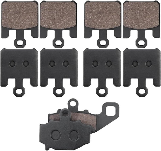 Front and Rear Brake Pads for Kawasaki ZX6R ZX636 2003-2006, ZX10R
